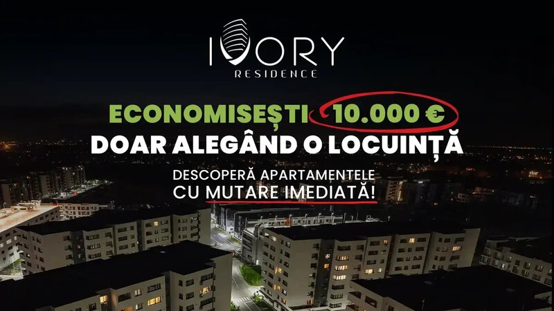 Pipera 10.000 € + TVA discount + 0% comision - Ivory Residence Pipera